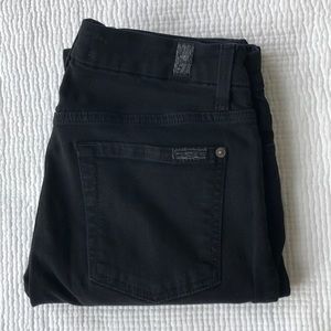 Black 7 for All Mankind Skinny Jeans
